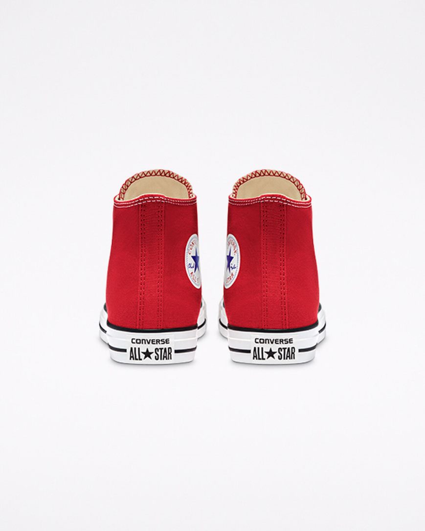 Zapatillas Altas Converse Chuck Taylor All Star Classic Mujer Rojas | PE PW2580